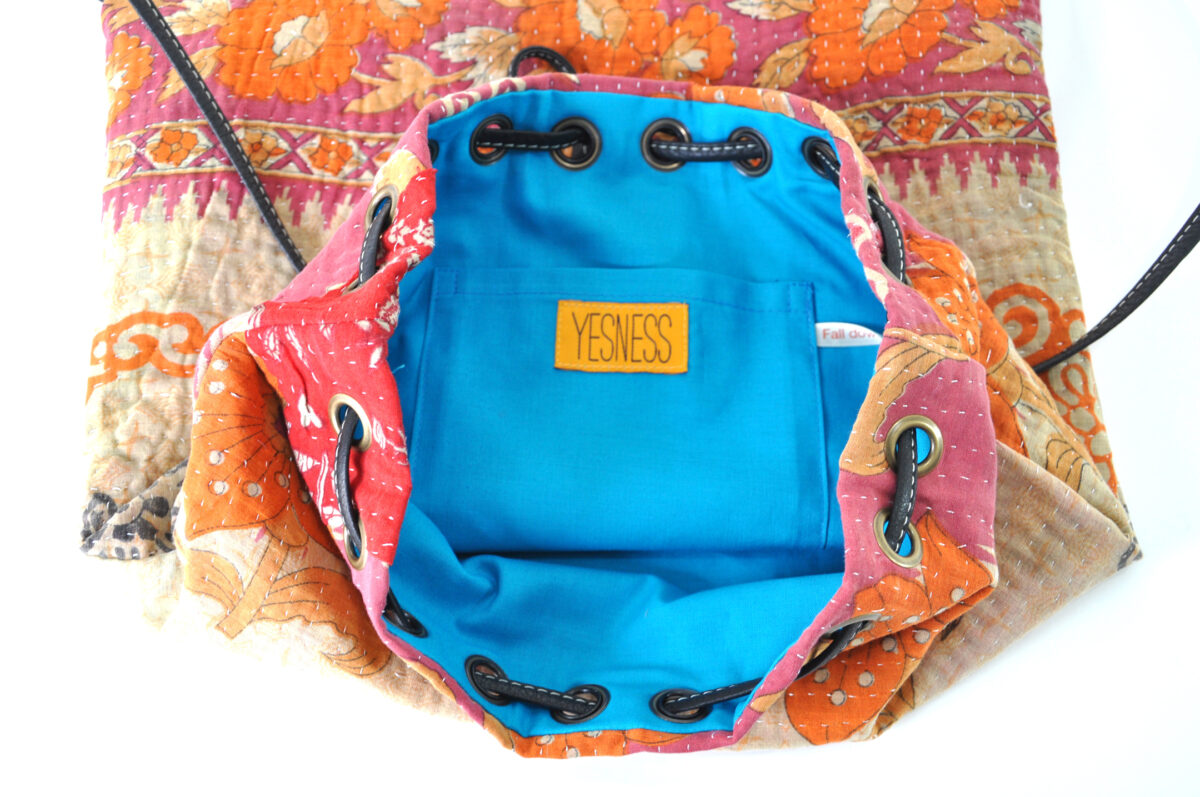YESNESS Kantha Bindle Backpack